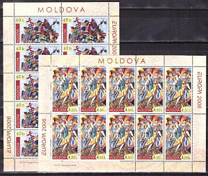 Молдова, Европа 2006, 2 листа